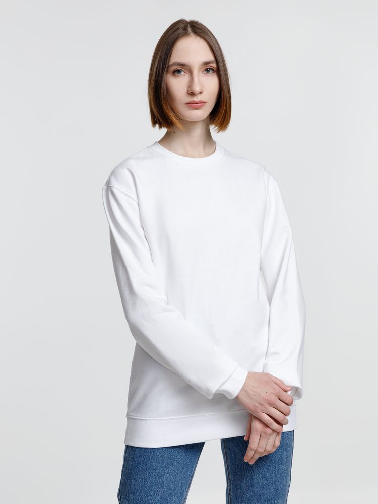 Свитшот унисекс Columbia, белый / Миниатюра модельного (1000)