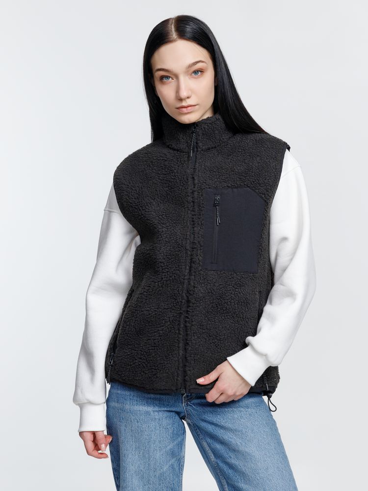 Жилет унисекс Fury BW, темно-серый (графит) / Миниатюра модельного (1000)