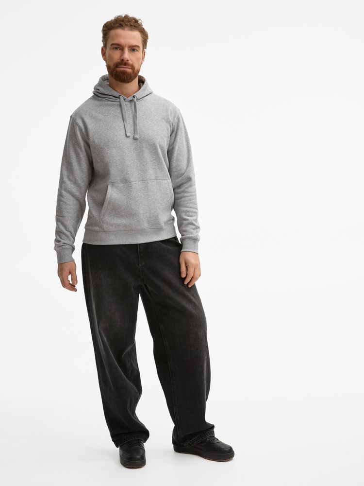 Толстовка унисекс Spencer, серый меланж / Миниатюра модельного (1000)