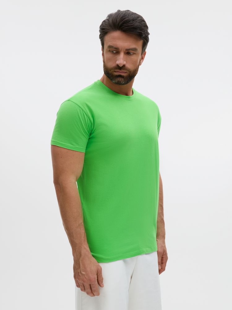 Футболка унисекс Regent 150, зеленый лайм / Миниатюра модельного (1000)