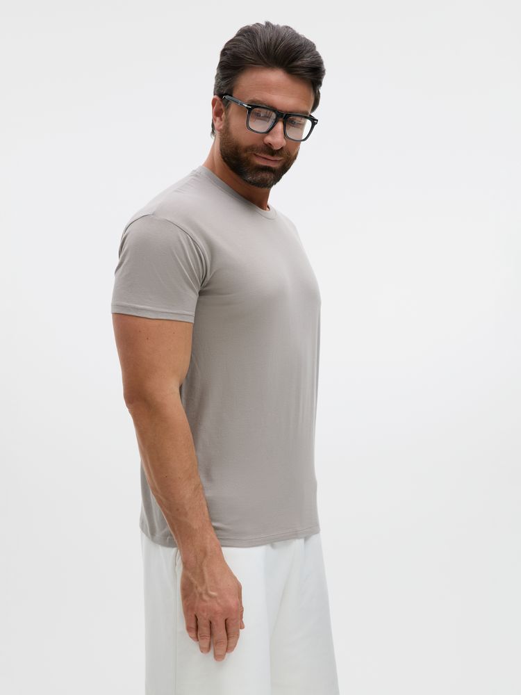 Футболка унисекс Regent 150, светло-серая / Миниатюра модельного (1000)