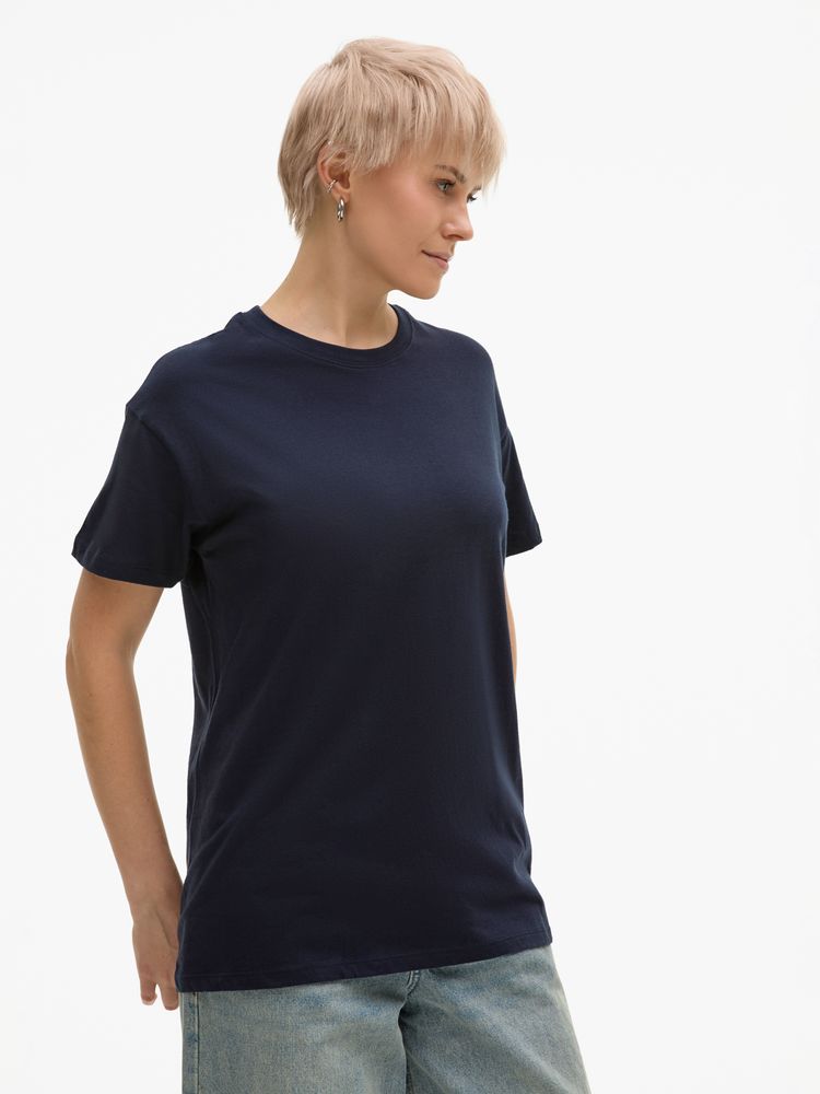 Футболка унисекс Regent 150, темно-синяя (navy) / Миниатюра модельного (1000)