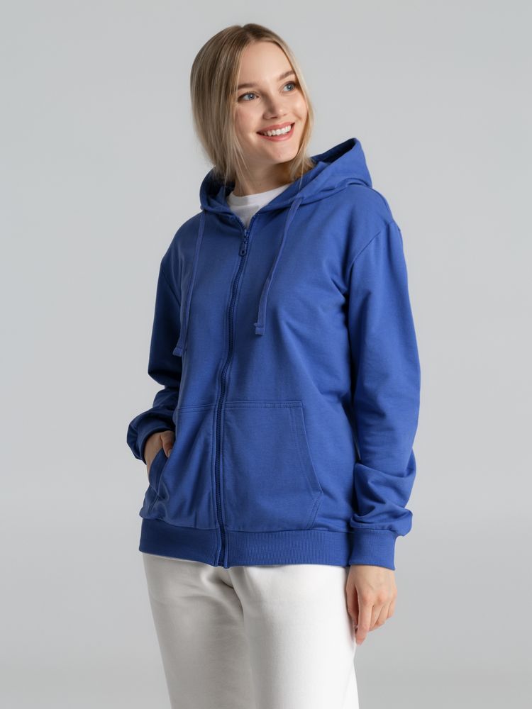 Толстовка на молнии с капюшоном Siverga 2.0, ярко-синяя / Миниатюра модельного (1000)