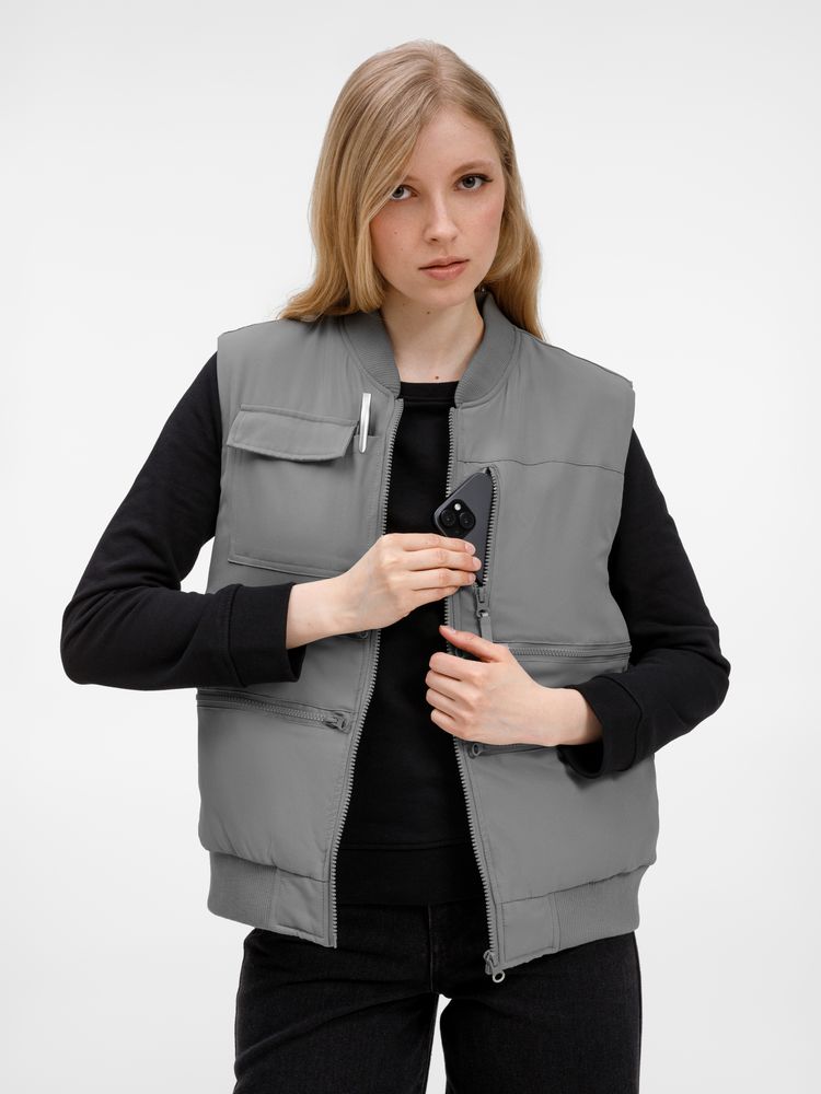 Жилет Hard Work, серый / Миниатюра модельного (1000)