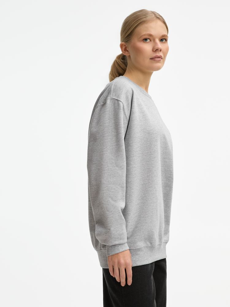 Свитшот унисекс Columbia, серый меланж / Миниатюра модельного (1000)