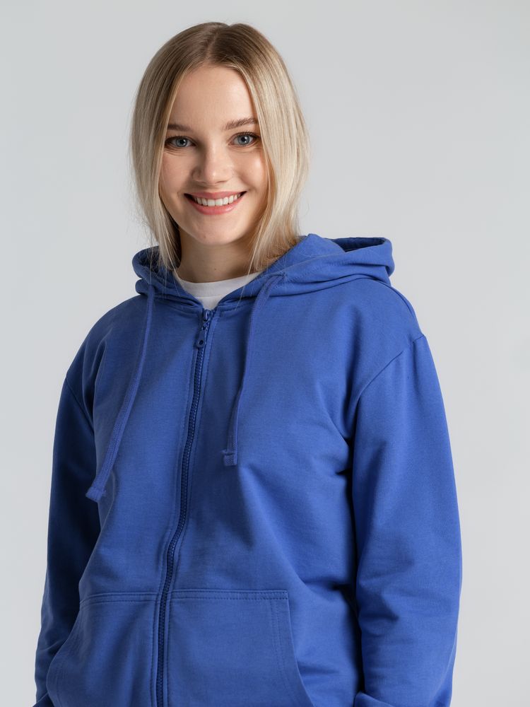 Толстовка на молнии с капюшоном Siverga 2.0, ярко-синяя / Миниатюра модельного (1000)