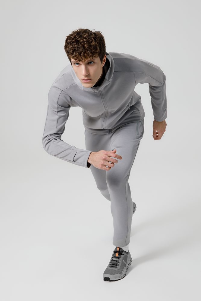 Куртка с капюшоном унисекс Begi, серая / Миниатюра модельного (1000)