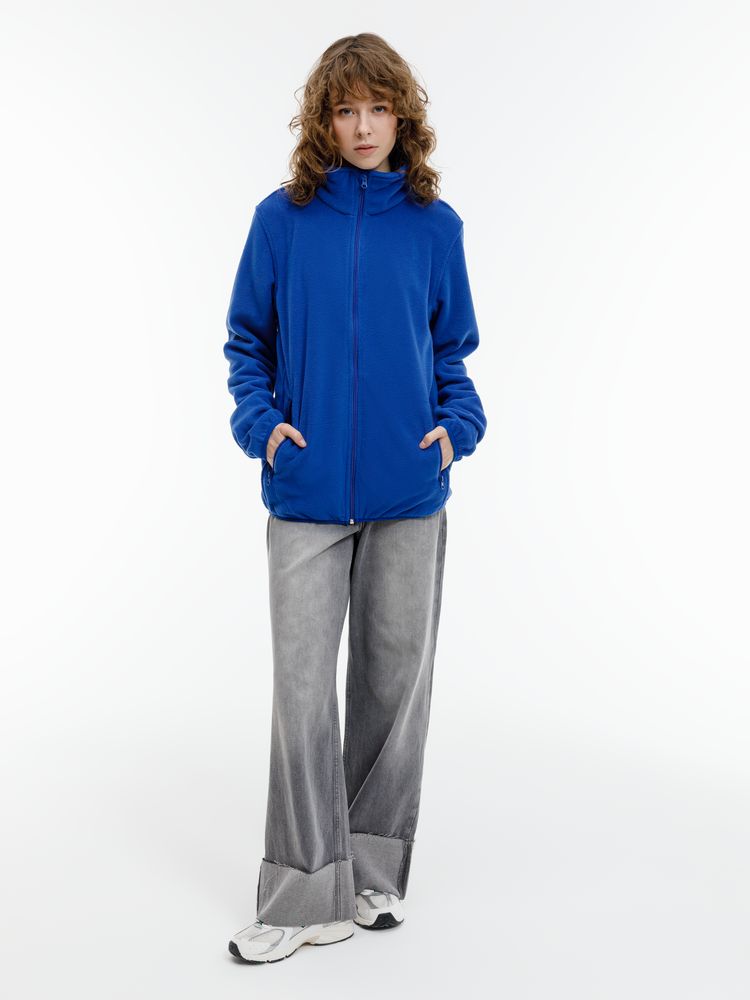 Куртка флисовая унисекс Nesse, синяя / Миниатюра модельного (1000)