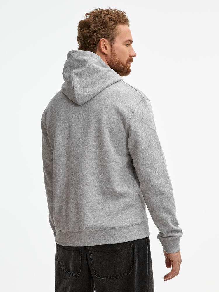 Толстовка унисекс Spencer, серый меланж / Миниатюра модельного (1000)