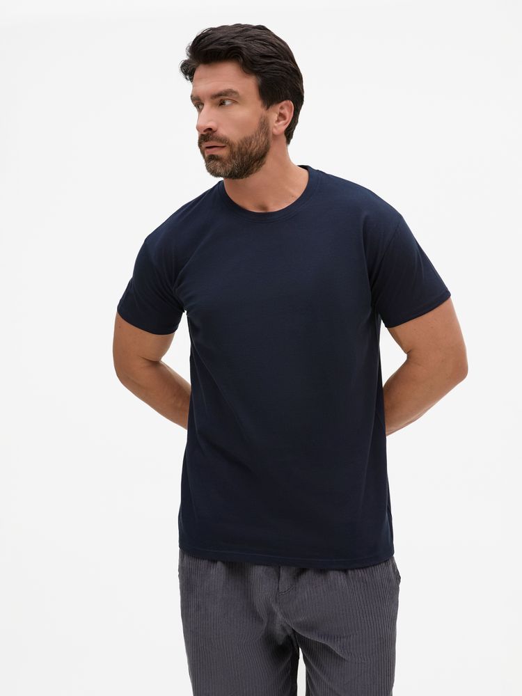 Футболка унисекс Regent 150, темно-синяя (navy) / Миниатюра модельного (1000)