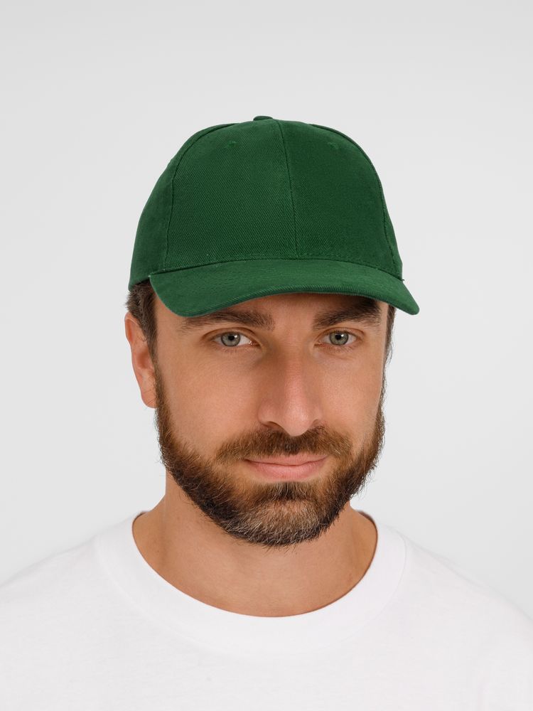 Бейсболка Buffalo, темно-зеленая / Миниатюра модельного (1000)