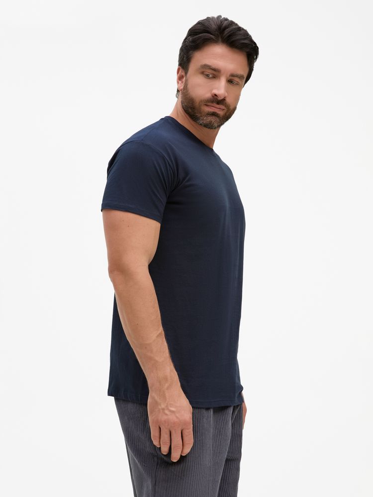 Футболка унисекс Regent 150, темно-синяя (navy) / Миниатюра модельного (1000)