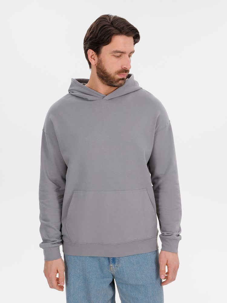 Худи оверсайз унисекс Outshine, серое / Миниатюра модельного (1000)