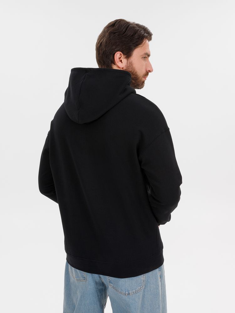 Худи оверсайз унисекс Outshine, черное / Миниатюра модельного (1000)