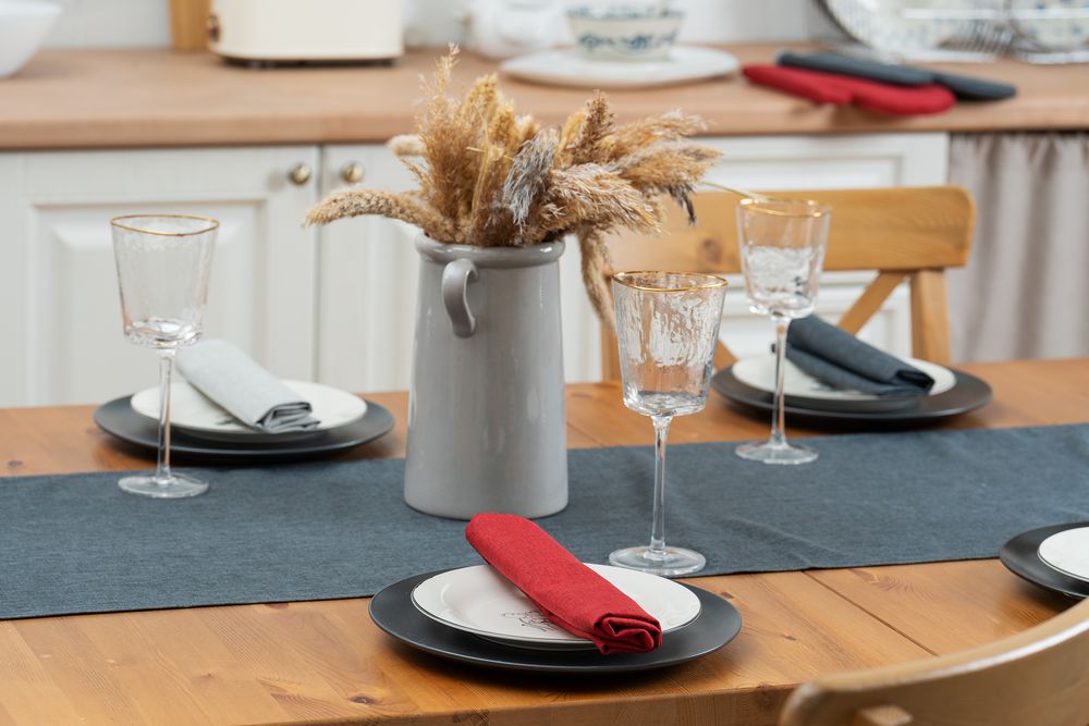 Салфетка сервировочная Settle In, красная / Миниатюра имиджевого (1000)