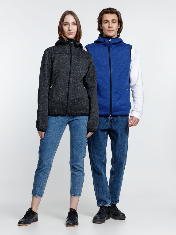 Жилет с капюшоном унисекс Gotland, синий / Миниатюра модельного (1000)