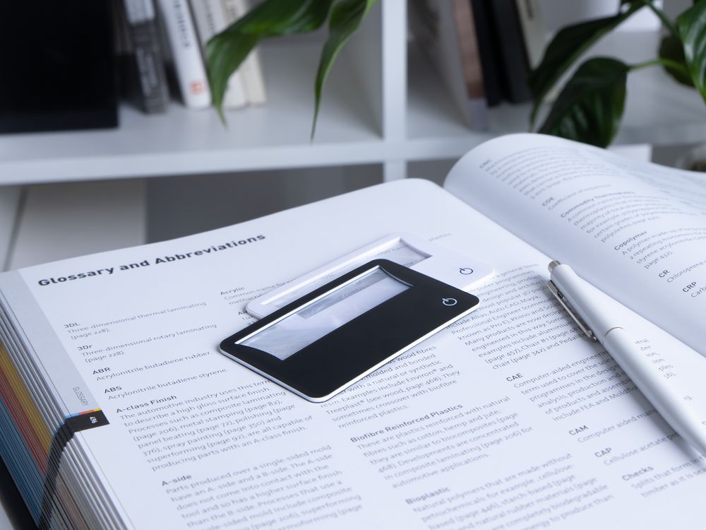 Лупа Visionary с подсветкой, белая / Миниатюра имиджевого (1000)