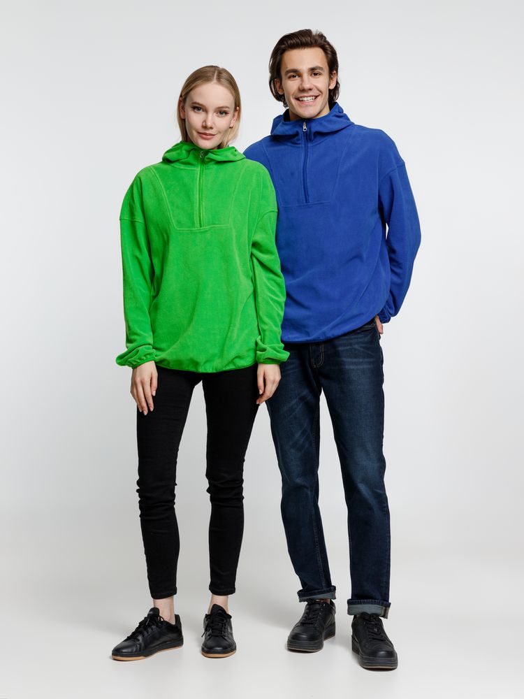 Анорак флисовый унисекс Fliska, ярко-синий / Миниатюра модельного (1000)