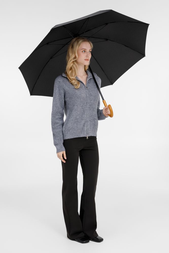 Зонт-трость Classic, черный / Миниатюра модельного (1000)