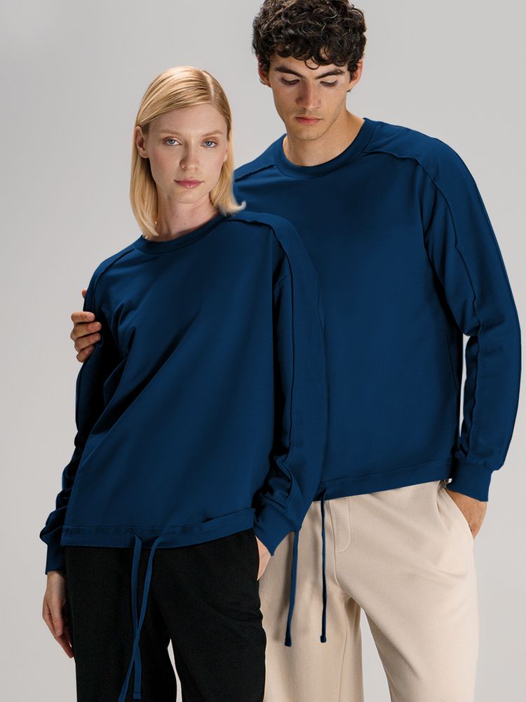 Свитшот унисекс Vozduh, темно-синий / Миниатюра модельного (1000)