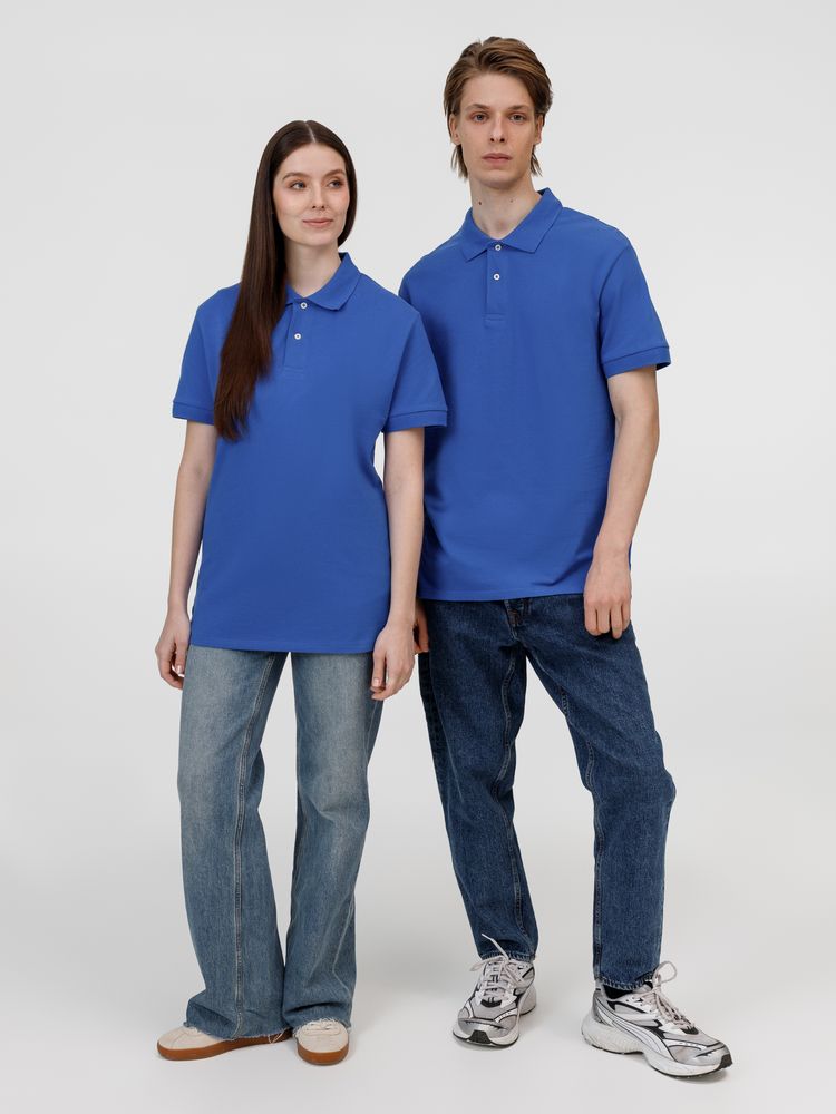 Рубашка поло унисекс Pacific, ярко-синяя (royal) / Миниатюра модельного (1000)