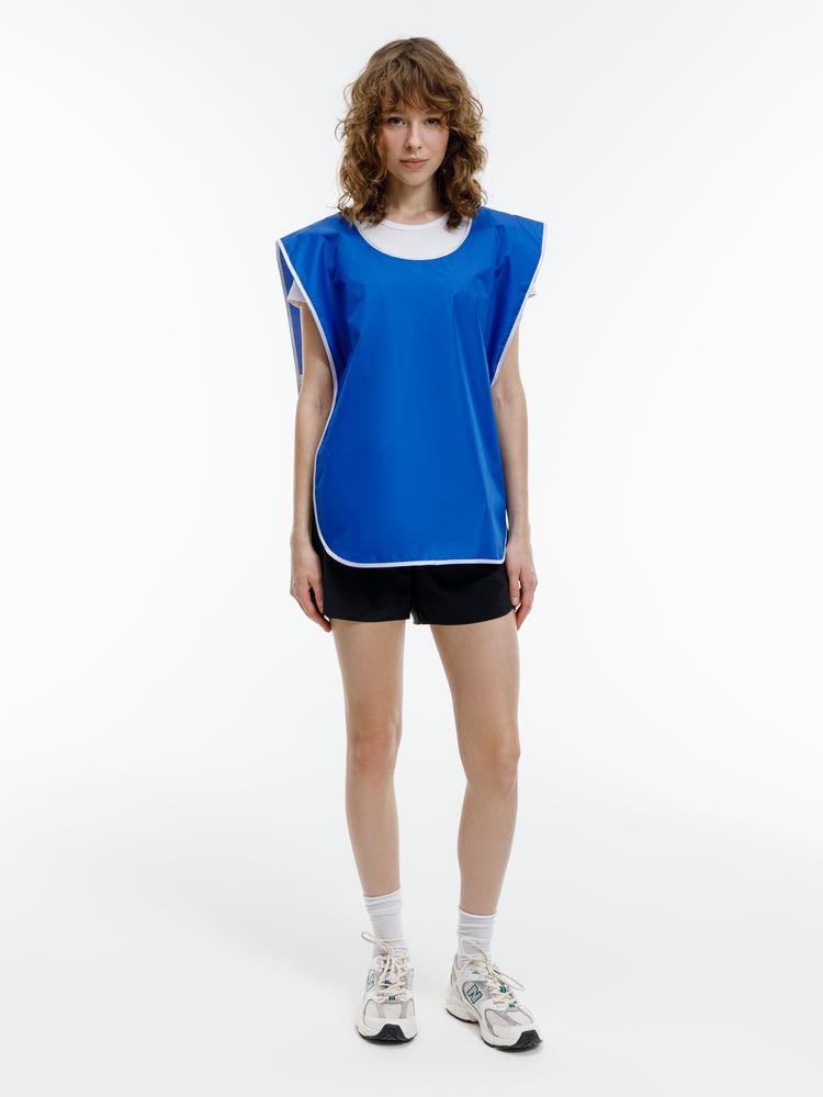 Манишка Member, синяя с белым, единый размер / Миниатюра модельного (1000)