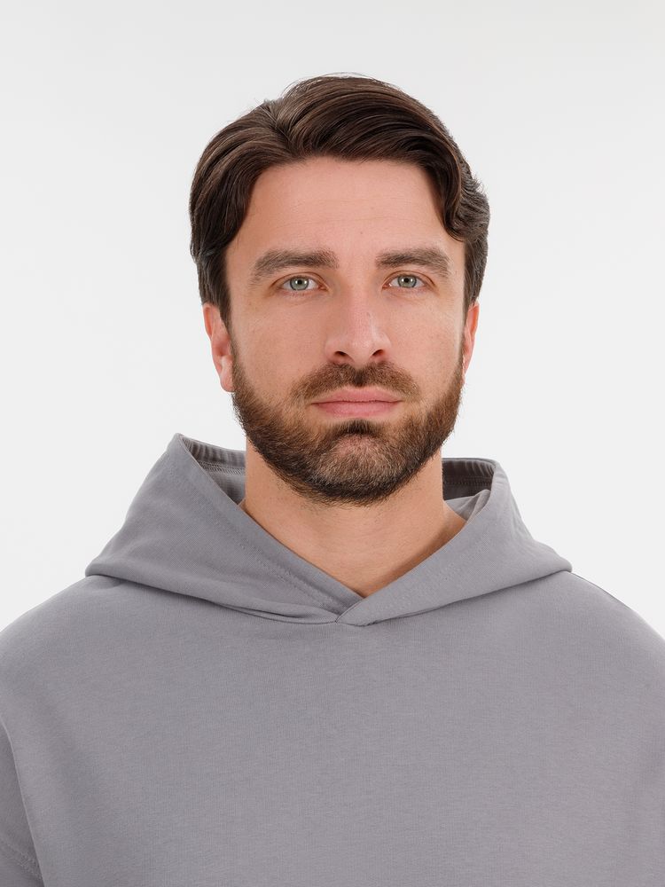 Худи оверсайз унисекс Outshine, серое / Миниатюра модельного (1000)