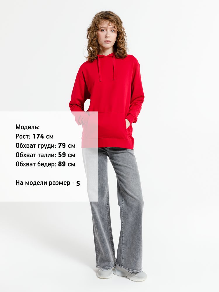 Худи унисекс Westray, красное / Миниатюра модельного (1000)