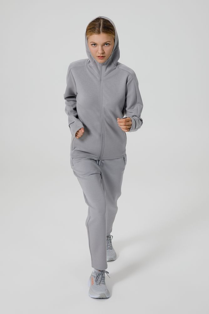 Куртка с капюшоном унисекс Begi, серая / Миниатюра модельного (1000)