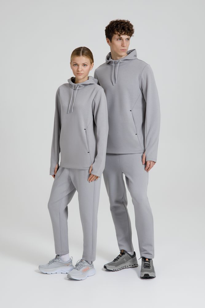 Худи унисекс Begi, серое / Миниатюра модельного (1000)