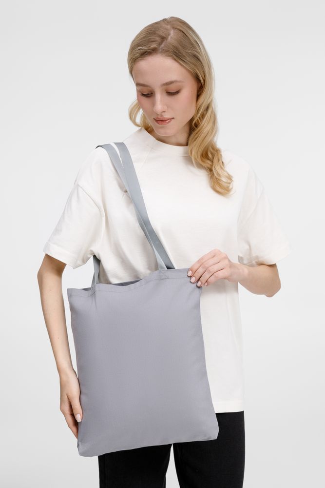 Шопер B4, серый с серыми ручками / Миниатюра модельного (1000)