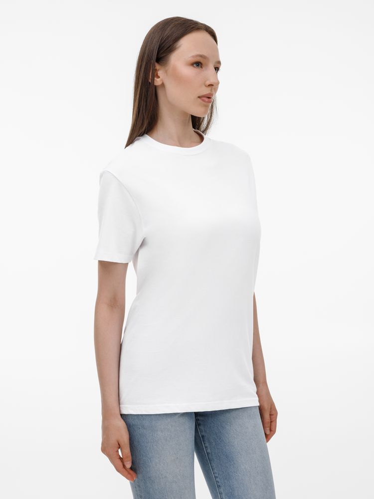 Футболка унисекс T-Bolka 180, белая / Миниатюра модельного (1000)