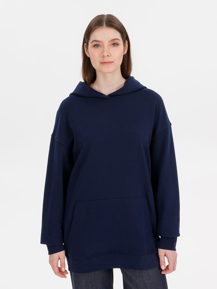 Худи оверсайз унисекс Outshine, темно-синее / Миниатюра модельного (1000)