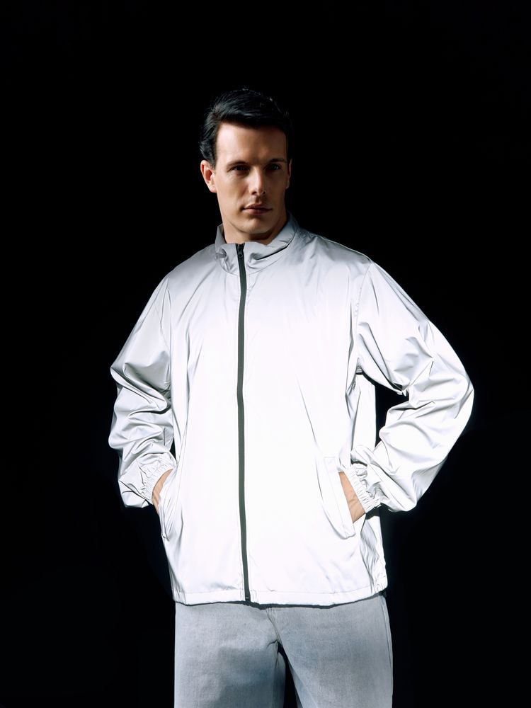 Ветровка Manifest 2.0 из светоотражающей ткани, серая / Миниатюра имиджевого (1000)