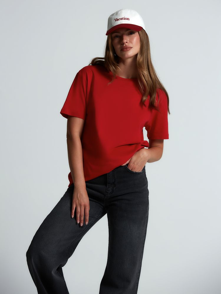 Футболка унисекс Streetwise, красная / Миниатюра модельного (1000)