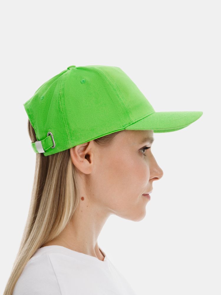 Бейсболка Long Beach, зеленое яблоко / Миниатюра модельного (1000)