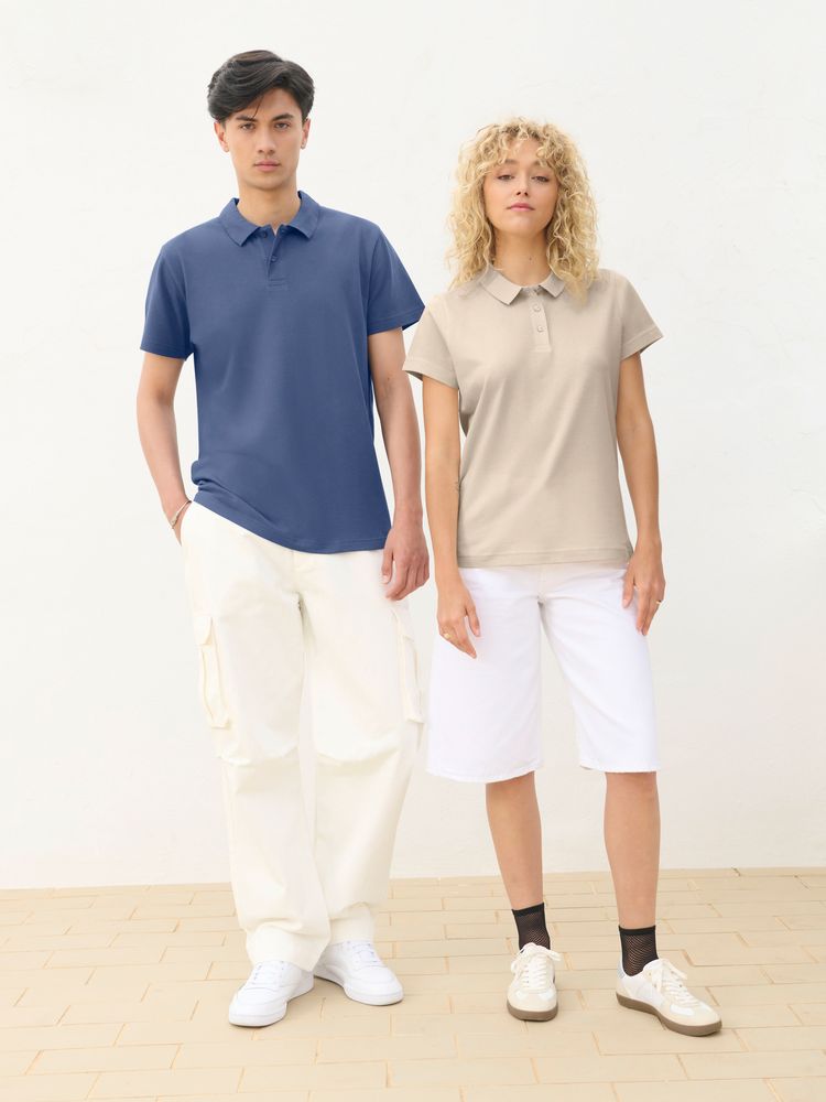 Рубашка поло женская Pulse Women, темно-зеленая / Миниатюра модельного (1000)