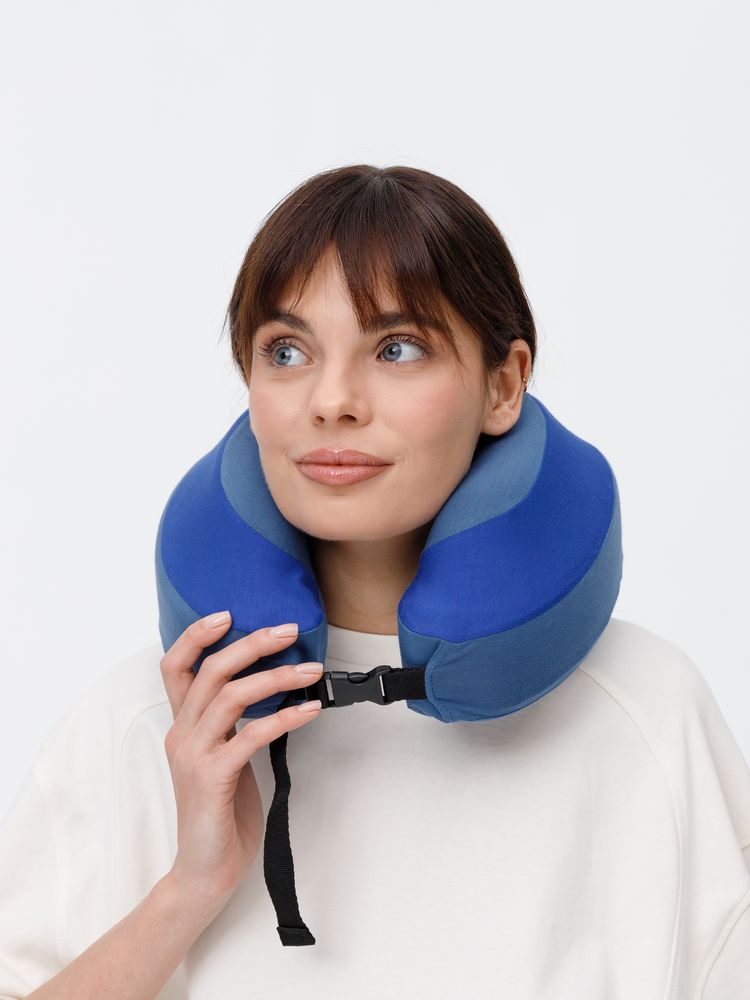 Дорожная подушка Piligrim, синяя / Миниатюра модельного (1000)