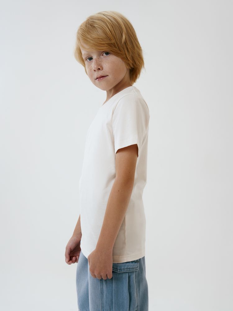 Футболка детская T-Bolka Kids, молочно-белая / Миниатюра модельного (1000)