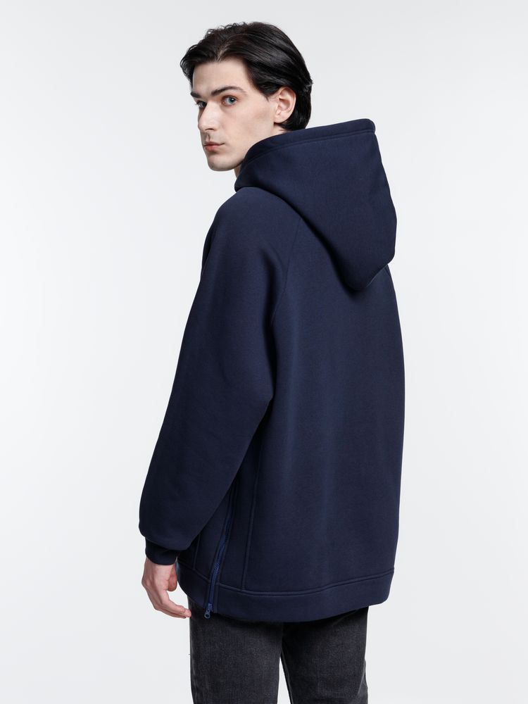 Худи унисекс оверсайз Easy Street, темно-синее / Миниатюра модельного (1000)