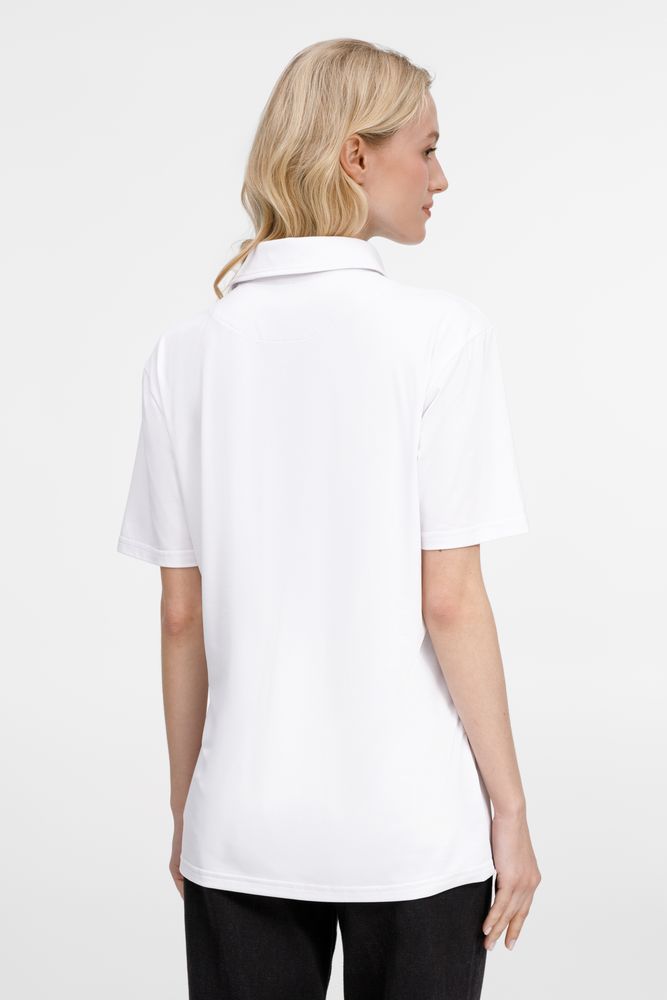 Рубашка поло унисекс Senti, белая / Миниатюра модельного (1000)
