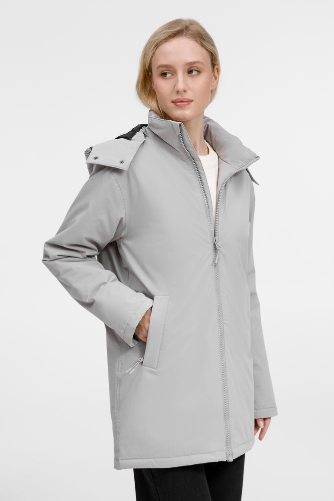 Куртка-парка унисекс Sfera, светло-серая / Миниатюра модельного (1000)