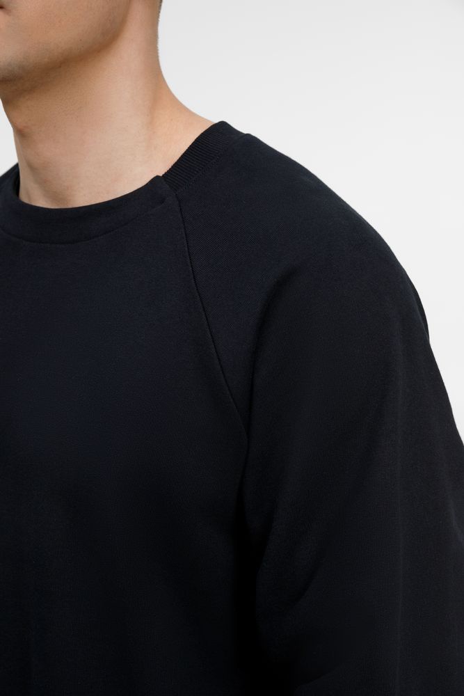 Свитшот унисекс Avenu, черный / Миниатюра модельного (1000)