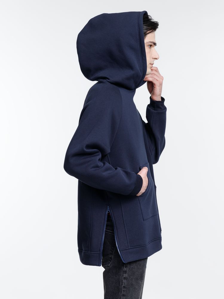 Худи унисекс оверсайз Easy Street, темно-синее / Миниатюра модельного (1000)