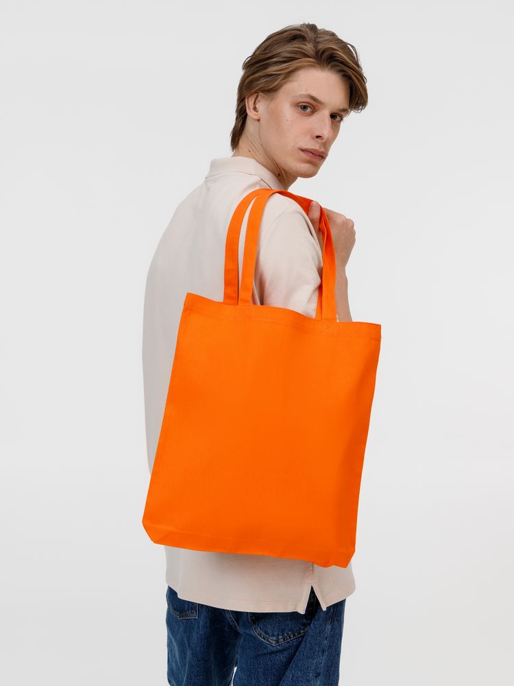 Холщовая сумка Strong 210, оранжевая / Миниатюра модельного (1000)