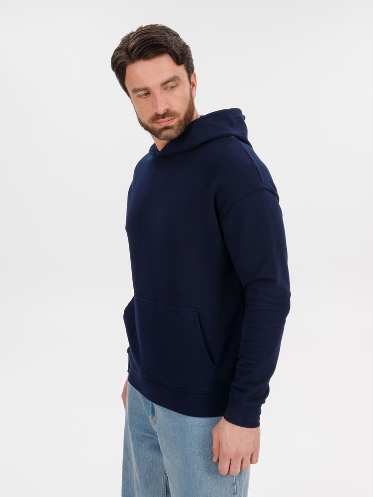 Худи оверсайз унисекс Outshine, темно-синее / Миниатюра модельного (1000)