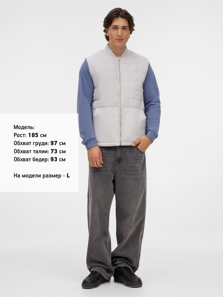 Жилет унисекс Warmbridge, светло-серый / Миниатюра модельного (1000)