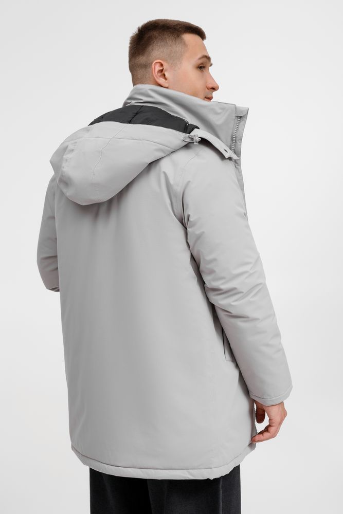 Куртка-парка унисекс Sfera, светло-серая / Миниатюра модельного (1000)