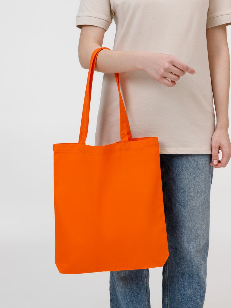 Холщовая сумка Strong 210, оранжевая / Миниатюра модельного (1000)