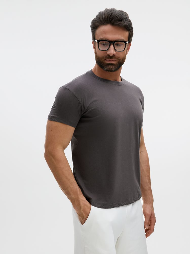 Футболка унисекс Regent 150, темно-серая / Миниатюра модельного (1000)